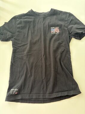 Howitzer Black Short-Sleeve Crew Tee for Kids
